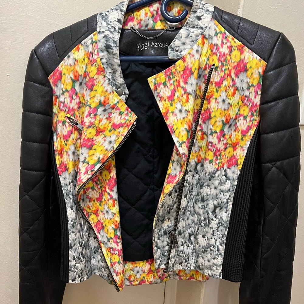 Yigal Azrouel leather jacket